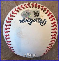 Anthony Rizzo Cubs Game Used 2015 Home Run Derby Round 1 Out Baseball MLB Holo