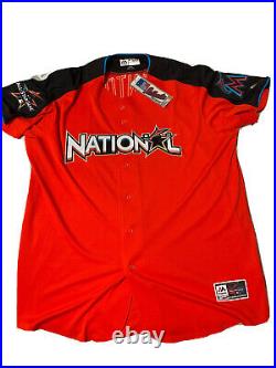 Authentic Giancarlo Stanton 2017 MLB Home Run Derby Champion All Star Jersey 52