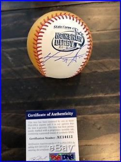 Autographed David Ortiz official Home Run Derby baseball PSA certified signed