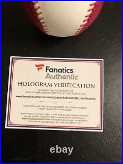 Autographed Pete Alonso Home Run Derby Baseball Money Ball Fanatics signed