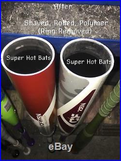 Baseball Bat Shave, Roll, Polymer For Homerun Derby Bats Shaved Bats
