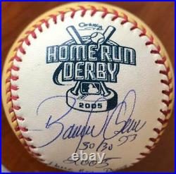 Bobby Abreu Autographed 2005 Home Run Derby Gold Ball