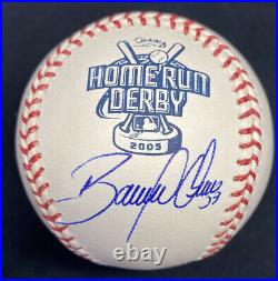 Bobby Abreu Signed 2005 Home Run Derby Logo Baseball JSA