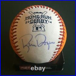 Brian Dozier Signed 2014 HRD Home Run Derby Orange Flex Baseball