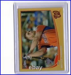 Bryce Harper 2013 Topps Chrome GOLD Refractor /250 Home Run Derby 2nd Yr Not RC