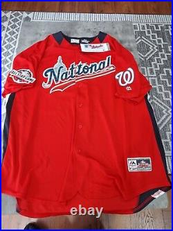 Bryce Harper 2018 All Star Game HOME RUN DERBY CHAMP Jersey Majestic Cool Base