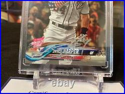 Bryce Harper AUTO Signed Baseball Card Autographed 2018 Topps Homerun Derby COA