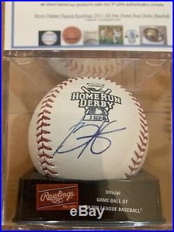 Bryce Harper Autographed Baseball 2013 All Star Home Run Derby Baseball