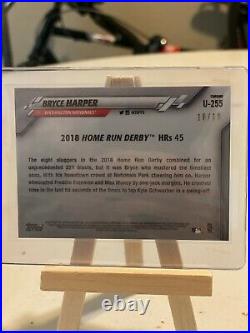 Bryce Harper Purple Refractor U-255 10/10 LAST EDITION, HOME RUN DERBY