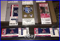 Bryce Harper Ticket Stub Collection Lot First All Star Game, Home Run Derby