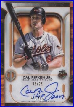 Cal Ripken Jr. 2022 Topps Tribute Auto Card #ta-cpj + Bonuses 6/25 Orioles Hof
