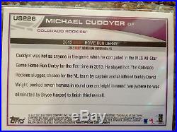 Charity Auction-Autographed Michael Cuddyer 2013 Topps Home Run Derby #US226