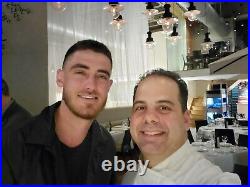Cody & Clay Bellinger Dual Signed 8X10 Photo 2017 Home Run Derby Rare LA Dodgers