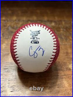 Corey Seager Signed 2022 Home Run Derby Baseball PSA DNA Coa Autographed Rangers