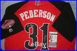 DODGERS Joc Pederson Signed 2015 All-Star Home Run Derby Jersey JSA WITNESS COA