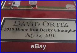 David Ortiz 2010 Home Run Derby Plaque MLB COA
