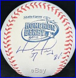 David Ortiz Autographed Signed 2010 Home Run Derby Baseball Red Sox World Series