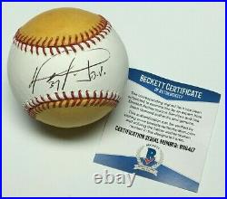 David Ortiz Signed 2010 Home Run Derby Major League Baseball MLB B. P. BAS