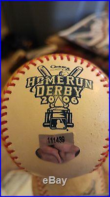 David Wright Game Used 2006 All Star Game Home Run Derby Autographed baseball