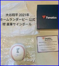 FANATICS AUTHENTIC Shohei Otani 2021 Official Ball Home Run Derby Autographed