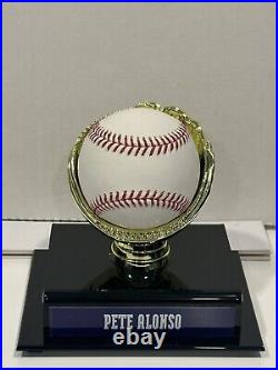 Fanatics Pete Alonso Signed 2019 MLB Home Run Derby Snow White Baseball NY Mets