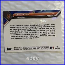 Francisco Alvarez 2023 MLB TOPPS NOW Card 587 Purple Parallel 18/25 RC