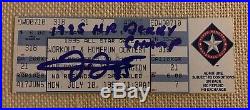 Frank Thomas Autographed 1995 Home Run Derby Ticket Signed & Inscribed Full HR