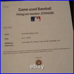 GAME USED All Star Baseball HOME RUN DERBY Adam Duvall Cincinnati Reds HR MLB