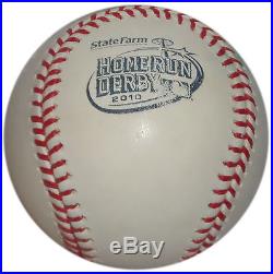 GAME USED All Star HR Baseball HOME RUN DERBY Coery Hart Milwaukee Brewers 2010