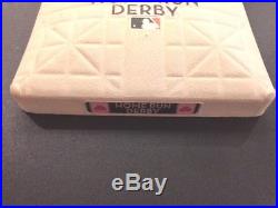 Game Used 2007 Home Run Derby Base MLB Authenticated