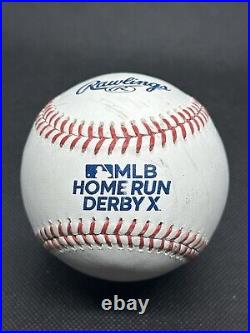 Game Used Home Run Derby X Home Run Baseball Rawlings Logo Commemorative RARE