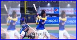 Game used bat Ronald Acuna Jr Pepsi 2023 homerun festival, derby champion bat