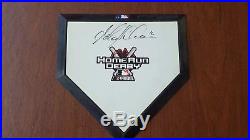 Garret Anderson 03 Home Run Derby Champion Signed Official MLB Mini Home Plate