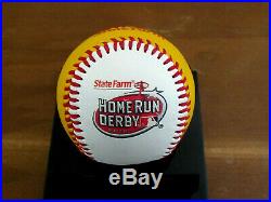 Gary Carter Hof 03 Expos Mets Signed Auto 2010 Home Run Derby Gold Baseball Mlb