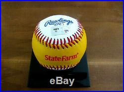 Gary Carter Hof 03 Expos Mets Signed Auto 2010 Home Run Derby Gold Baseball Mlb