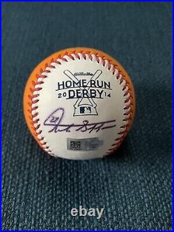Giancarlo Stanton Signed Homerun Derby Ball New York Yankees Autograph Mlb Holo