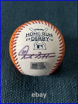 Giancarlo Stanton Signed Homerun Derby Ball New York Yankees Autograph Mlb Holo