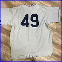 HOME RUN DERBY VINTAGE 70s ROAD GRAY SOUTHLAND ATHLETIC BASEBALL JERSEY XL 48
