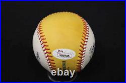 Hank Aaron Signed 2009 Home Run Derby Omlb Baseball Autograph Jsa Loa Jb1923