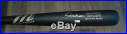 Home Run Derby King Giancarlo Stanton Autographed Marucci Game Bat