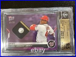 Home Run Derby Sock Relic # to 25 Juan Soto 2021 MLB TOPPS NOW BGS 9.5 POP 1