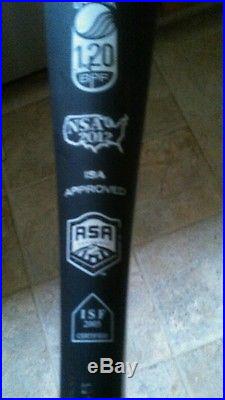 Hottest Miken ultra 750x maxload 34/28 rolled homerun derby softball bat