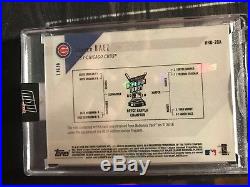 Javier Baez Cubs 2018 Topps Now Home Run Derby Relic #HRD-18A 33/49
