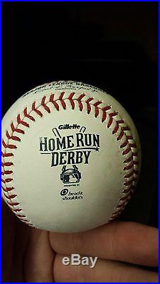 Joc Pederson'15 Homerun Derby CHAMPIONSHIP ROUND Signed/Inscribed Baseball