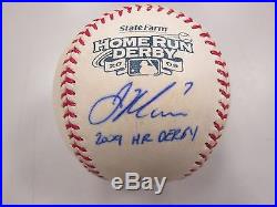 Joe Mauer 2009 All Star Game Used Home Run Derby HR Autographed Baseball Twins
