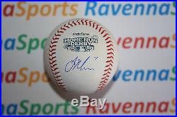 Joe Mauer Autographed 2009 Home Run Derby ROML Baseball Twins MLB Hologram