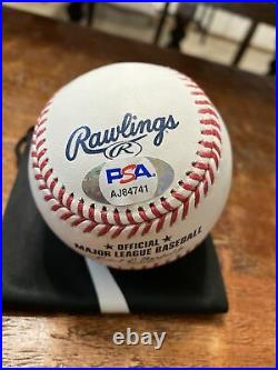 Joey Gallo Signed 2021 Home Run Derby Baseball PSA DNA Coa Rangers Yankees