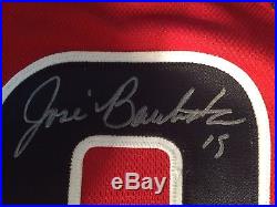 Jose Bautista 2010 All Star Home Run Derby Signed Used Jersey Blue Jays MLB Auto