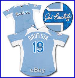 Jose Bautista Toronto Blue Jays Autographed 2012 AL Home Run Derby Jersey