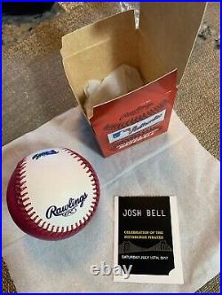 Josh Bell Home Run Derby Signed Baseball Nationals And Pirates